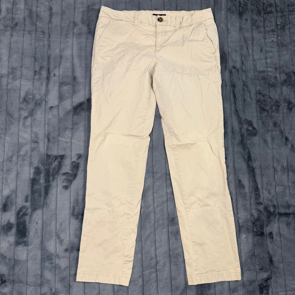 Tommy Hilfiger Womens Tan Khaki Chino Pants Straight Leg Size 10 Workwear Casual